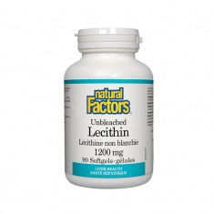 Natural Factors Лецитин 1200 mg х90 софтгел капсули