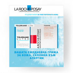 La Roche-Posay Toleriane Ултра успокояващ крем + Ултра крем за околоочен контур