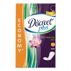Discreet Плюс Део Водна Лилия Ежедневни дамски превръзки 50 броя - Procter & Gamble