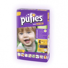 Pufies Art Dry 4 Макси Артистични пелени за бебета и деца 7-14кг х64 броя 