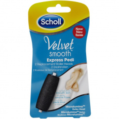 Scholl Velvet Smooth Резерва за електрическа пила за пети с абразивни частици