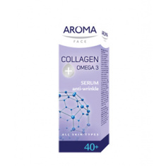 Арома Колаген+ Omega 3 Серум за лице против бръчки 30 ml
