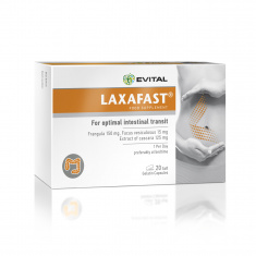 Лаксафаст за Правилно функциониране на дебелото черво 20 капсули - Evital