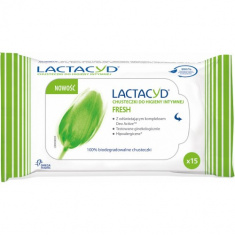 Lactacyd Fresh Мокри кърпички за интимната зона х15 броя