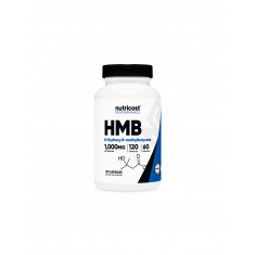 При активен спорт - HMB (Бета-хидрокси-бета-метилбутират),500 mg/120 капсули, 60 дози Nutricost
