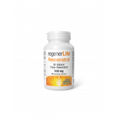 Ресвератрол Rеgener Life™, 500 mg x 60 капсули Natural Factors