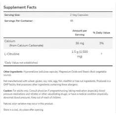 L-Citrulline 750 mg