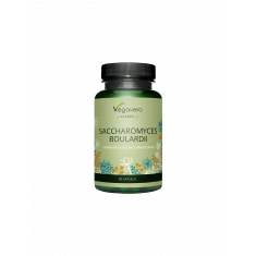 Saccharomyces Boulardii + Mannan-Oligosaccharide (MOS)/ Сахаромицес боларди + Мананови олигозахариди, 120 капсули, 100% Vegan Vegavero