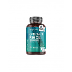Сърдечно - съдова система, зрение и мозъчна функция - Омега-3 Рибено масло 660 mg EPA 440/ mg DHA, 240 софтгел капсули - Omega 3