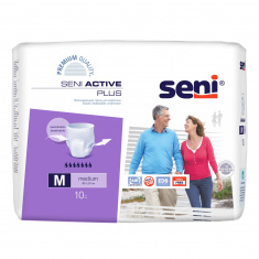 Seni Active Plus Абсорбиращи гащи за възрастни, размер M х10 броя