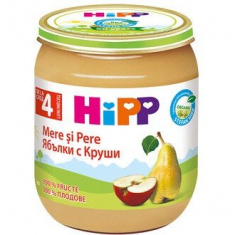 Hipp 4320 Био Пюре круши и ябълки 125 гр.