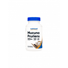 Стрес и безпокойство - Мукуна/ Кадифен боб (Mucuna Pruriens),400 mg x 120 капсули Nutricost