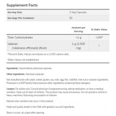 Valerian Root 500 mg