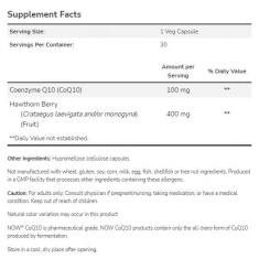 CoQ10 100 mg | with Hawthorn Berry