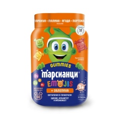 Марсианци Emojis + Облепиха Витамини Защитни сили х50 желирани таблетки