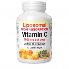Natural Factors Витамин C Липозомен 500 mg x90 софтгел капсули