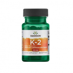 Високоефективен натурален витамин К2 100 mcg х30 софтгел капсули SWU672