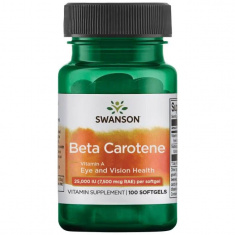 Swanson Бета-Каротен (Витамин А) x100 капсули
