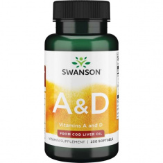 Swanson Витамин А и D х250 капсули SW004