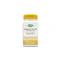 Витамин В2 (рибофлавин) - Клетъчна енергия, тонус и зрение, 400 mg, 30 таблетки
