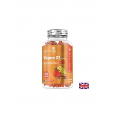 WeightWorld Витамин D3 1000 IU – Кости, имунитет и тонус, 120 желирани таблетки
