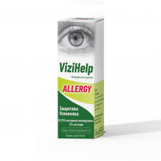 ViziHelp Allergy Капки за очи с 0.15% натриев хиалуронат и 2% ектоин 10 ml