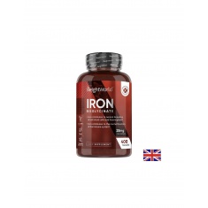 WeightWorld Желязо бисглицинат 14 mg – Кръвообразуване и енергия, 400 таблетки