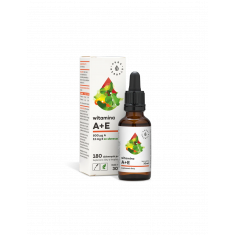 Зрение и имунитет - Витамин А (800 μg) + Е (12 mg),30 ml капки Aura Herbals