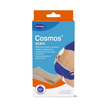 Hartmann Cosmos Силиконов пластир за белези 30 cm/4 cm х5 броя