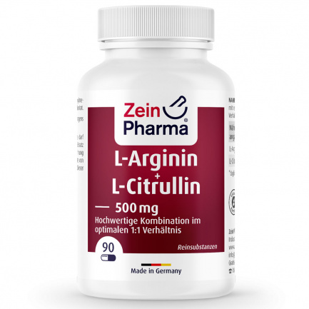 АРГИНИН + ЦИТРУЛИН / ARGININE + CITRULLINE – ZeinPharma (90 капс)