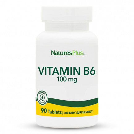 Витамин Б6 ПИРИДОКСИН / PYRIDOXINE - NaturesPlus (90 табл)