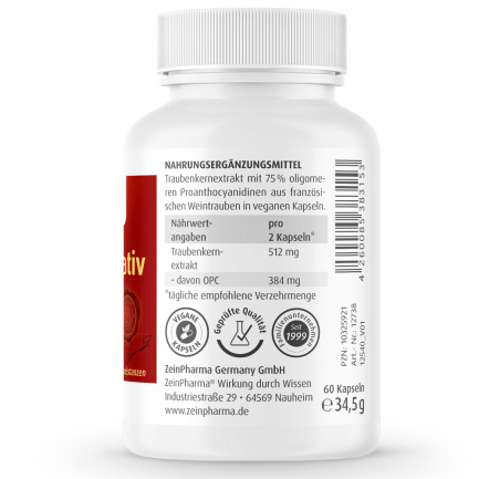 ГРОЗДОВИ СЕМКИ – OPC – ZeinPharma (60 капс)