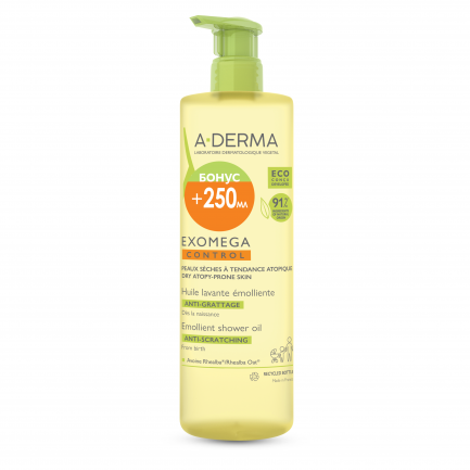 A-Derma Exomega Control Промо Душ-олио 750 ml