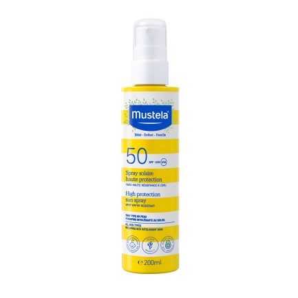 Mustela SPF50+ Слънцезащитен спрей 200 ml