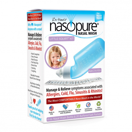 Nasopure за деца Комплект за носни промивки (118 ml + 20 сашета)