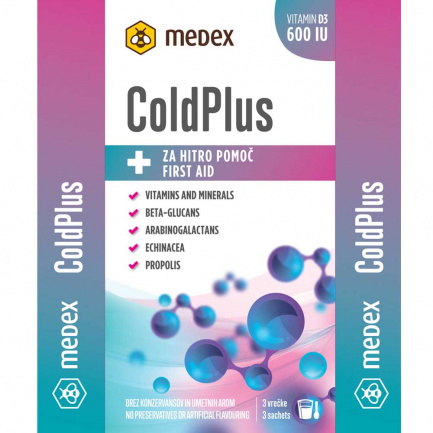 При Температура и Настинка – COLD PLUS – Medex (30 гр)