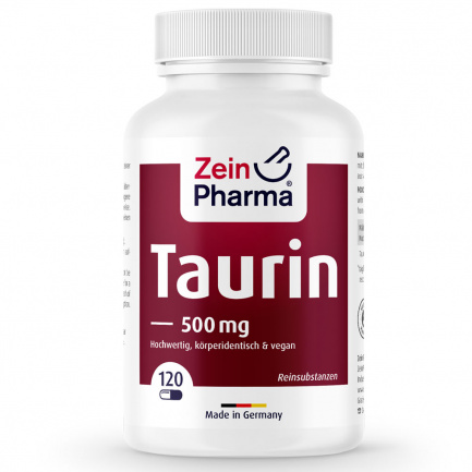 ТАУРИН / TAURIN – ZeinPharma (120 капс) - 500 mg x 120 капсули
