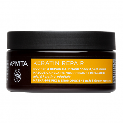 Apivita Keratin Repair Подхранващ и възстановяващ маска 200 ml