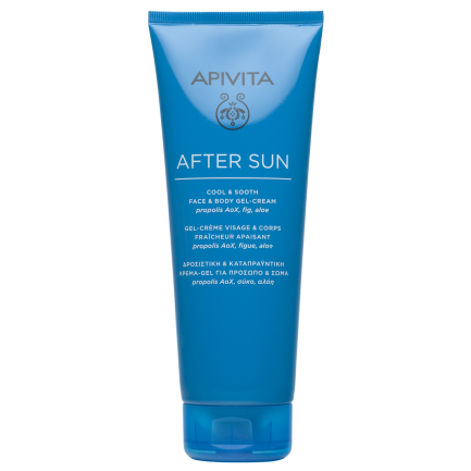 Apivita After Sun Успокояващ и охлаждащ крем за след слънце 200 ml