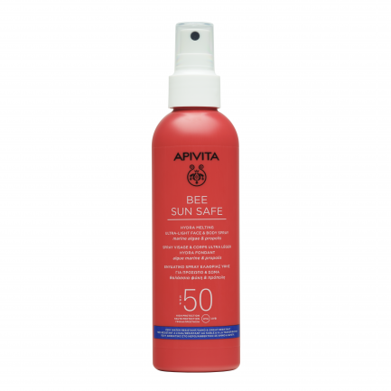 Apivita Bee Sun Safe SPF50 Тониран гел-крем за лице 50 ml