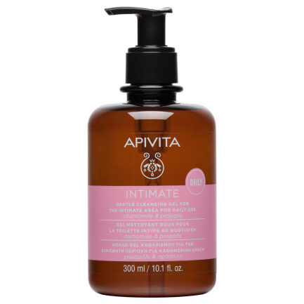 Apivita Intimate DAILY Нежен ежедневен интимен гел с pH 5 300 ml