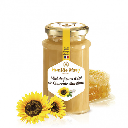 Famille Mary Пчелен мед от слънчогледови цветя (от Шарант-Маритим, Франция) 360 g