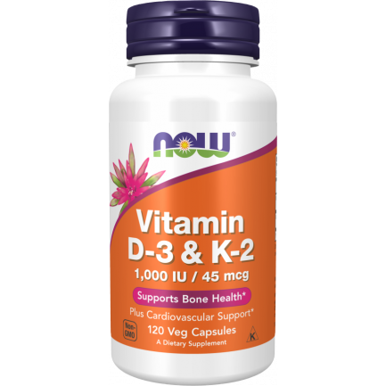 Vitamin D-3 1000 IU + K-2 45 mcg