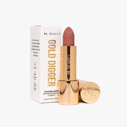 NL Beauty GOLD DIGGER Полуматово Стик Червило 04 TREASURE 4,5 g