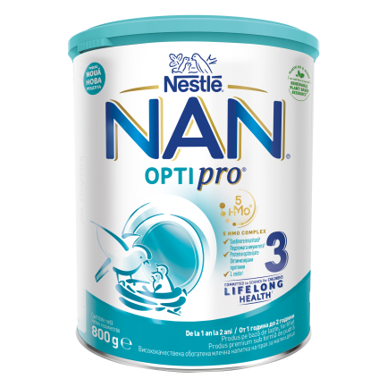 Nestle Nan 3 Optipro Адаптирано мляко 800 g