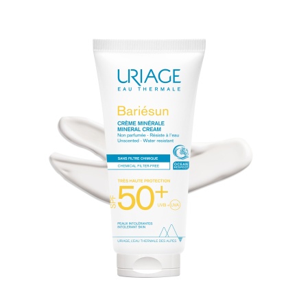 Uriage Bariesun SPF50+ Минерален крем за бебета и деца 100 ml + Термална вода за бебета и деца 150 ml