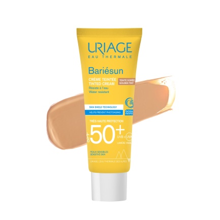 Uriage Bariesun SPF50+ Слънцезащитен тониран крем 50 ml - Златист