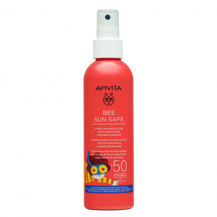 Apivita Bee Sun Safe Слънцезащитен спрей за деца SPF50 200 ml + ПОДАРЪК