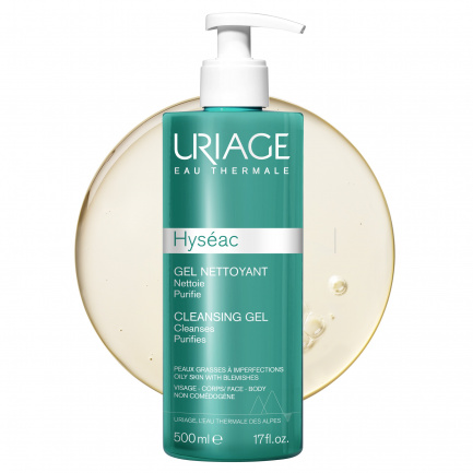 Uriage Hyseac Почистващ гел за комбинирана кожа 500 ml