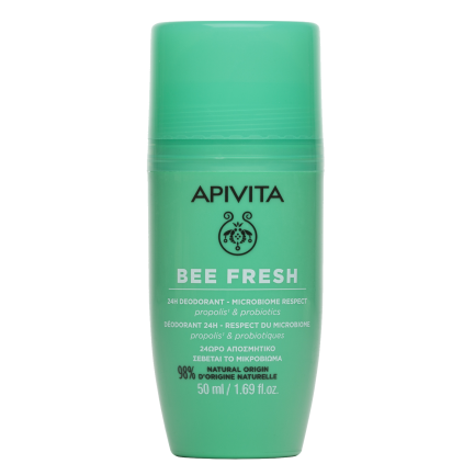 Apivita Bee Fresh 24h Освежаващ рол-он дезодорант 50 ml